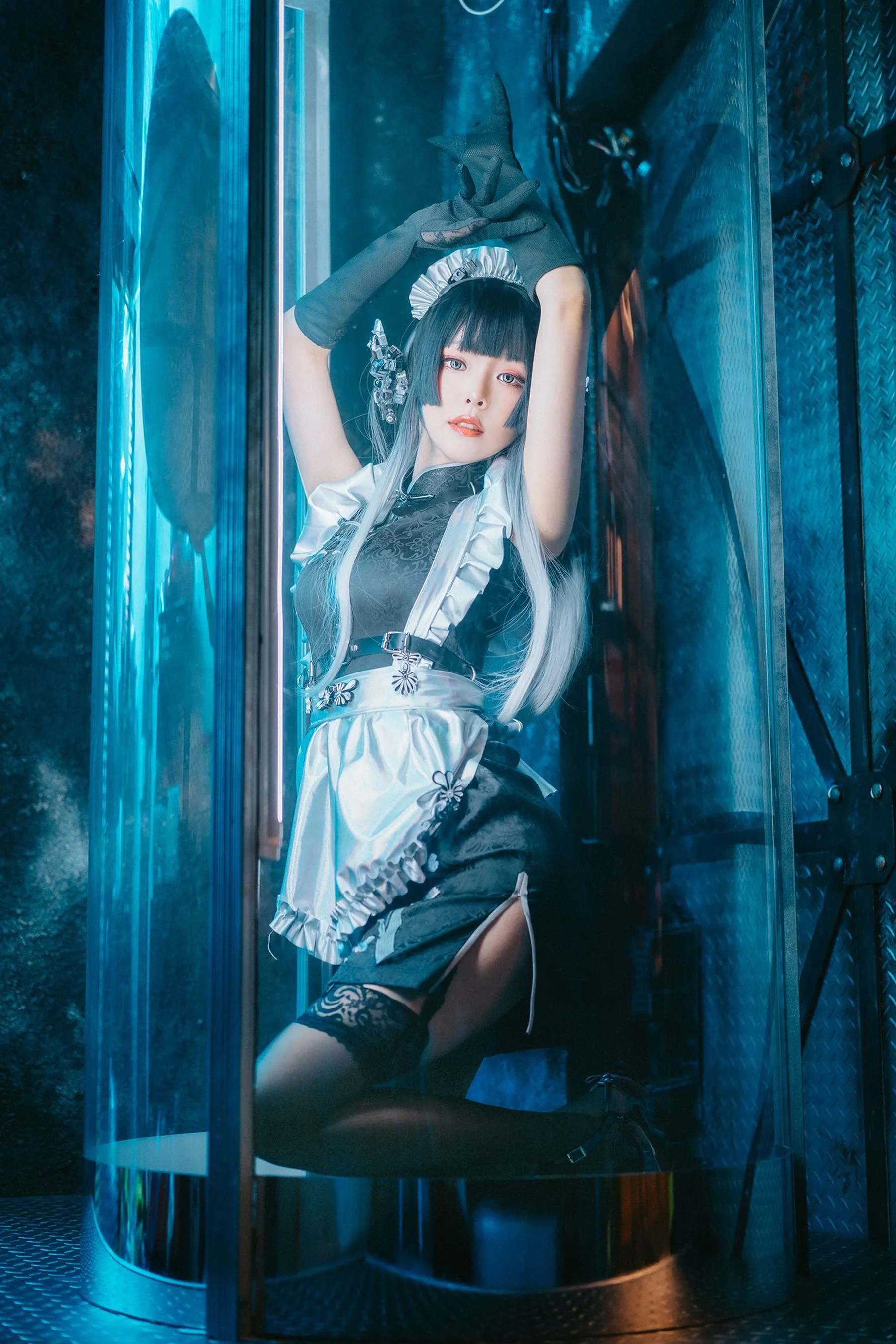 ElyEE子 – NO.117 賽博女僕 Melanite黑榴石 [31P]插图3